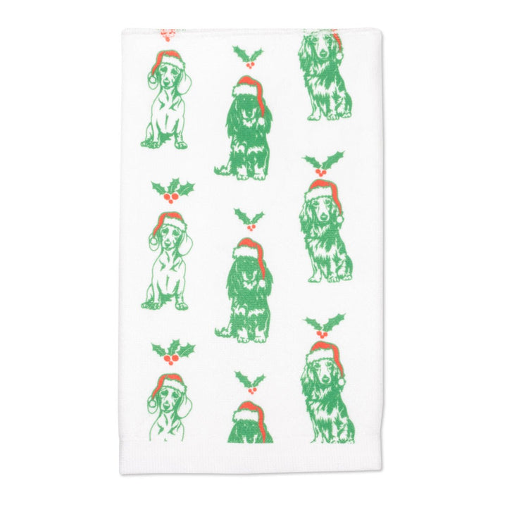 under the mistletoe hand towel - bean goods