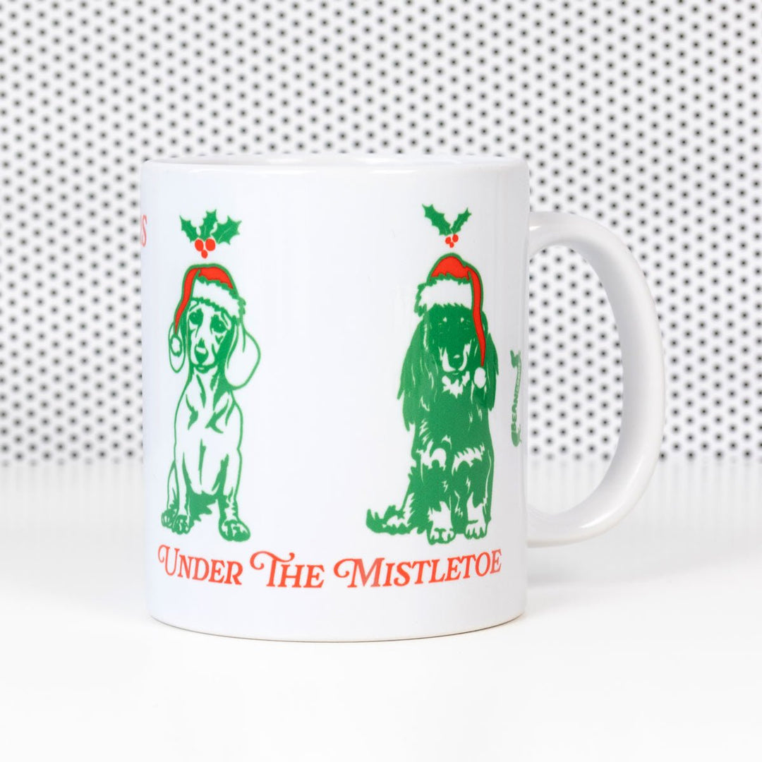 under the mistletoe mug - bean goods