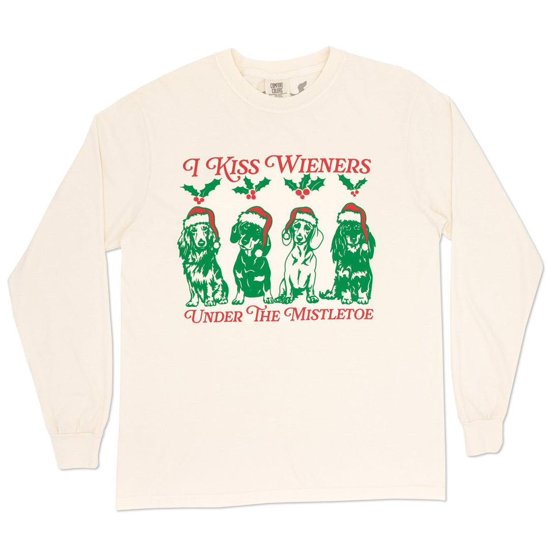 under the mistletoe unisex long sleeve tee - bean goods