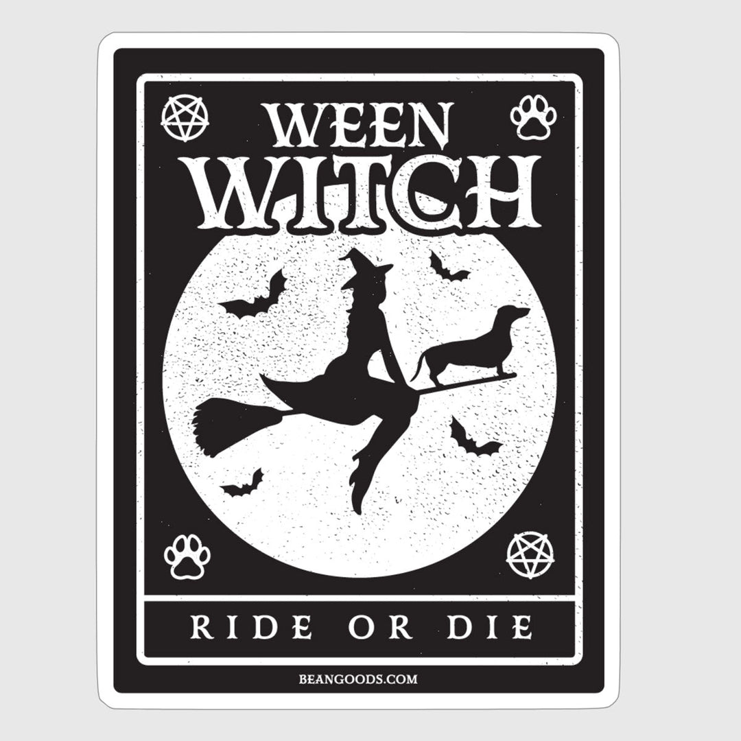 ween witch sticker - bean goods