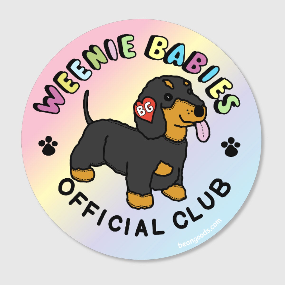 weenie babies sticker - BeanGoods