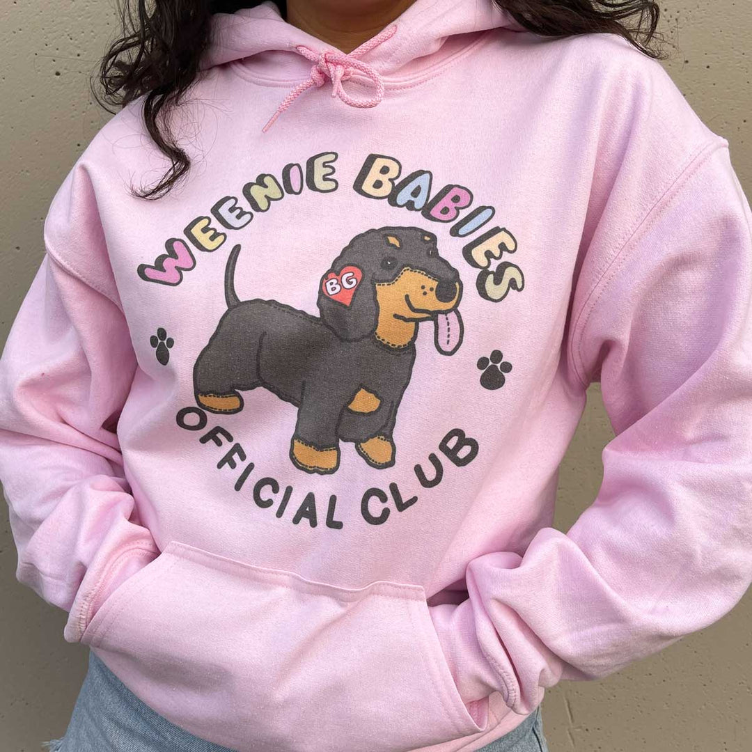 weenie babies unisex hoodie | pink - BeanGoods