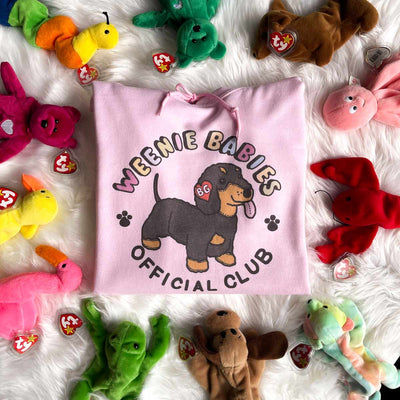 weenie babies unisex hoodie | pink - BeanGoods