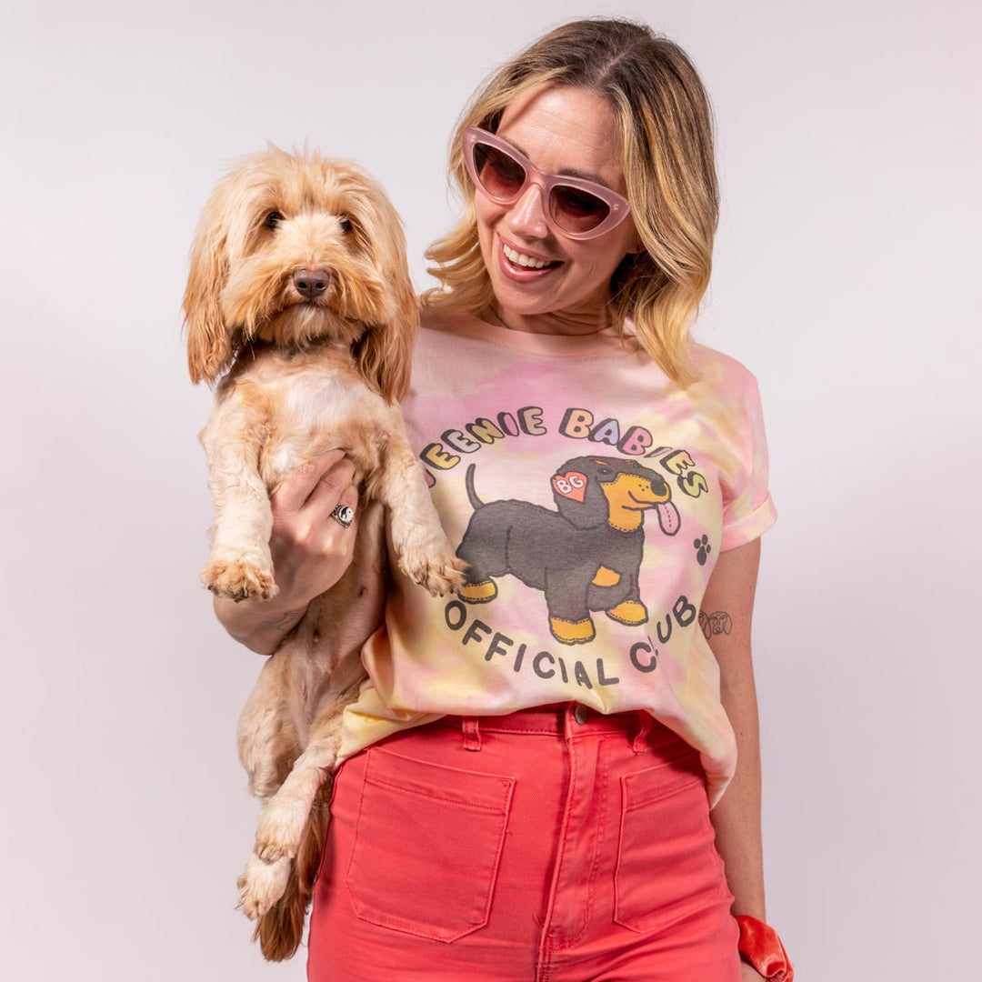 weenie babies unisex tee | sherbet tie-dye - bean goods