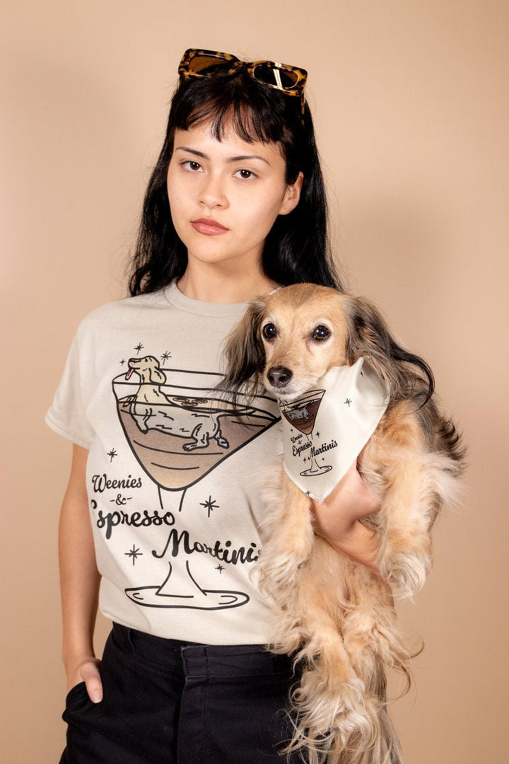 weenies & espresso martinis unisex tee - bean goods