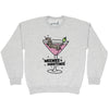 weenies & martinis | unisex crew sweatshirt | heather grey