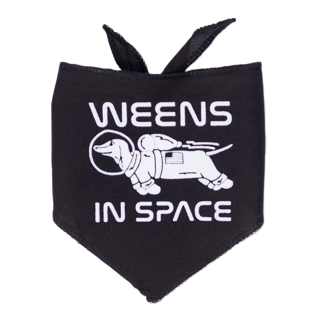 weens in space dog bandana - bean goods