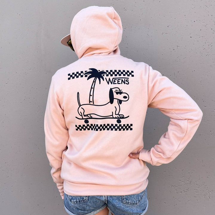 WEENS unisex zip up hoodie | peach - bean goods