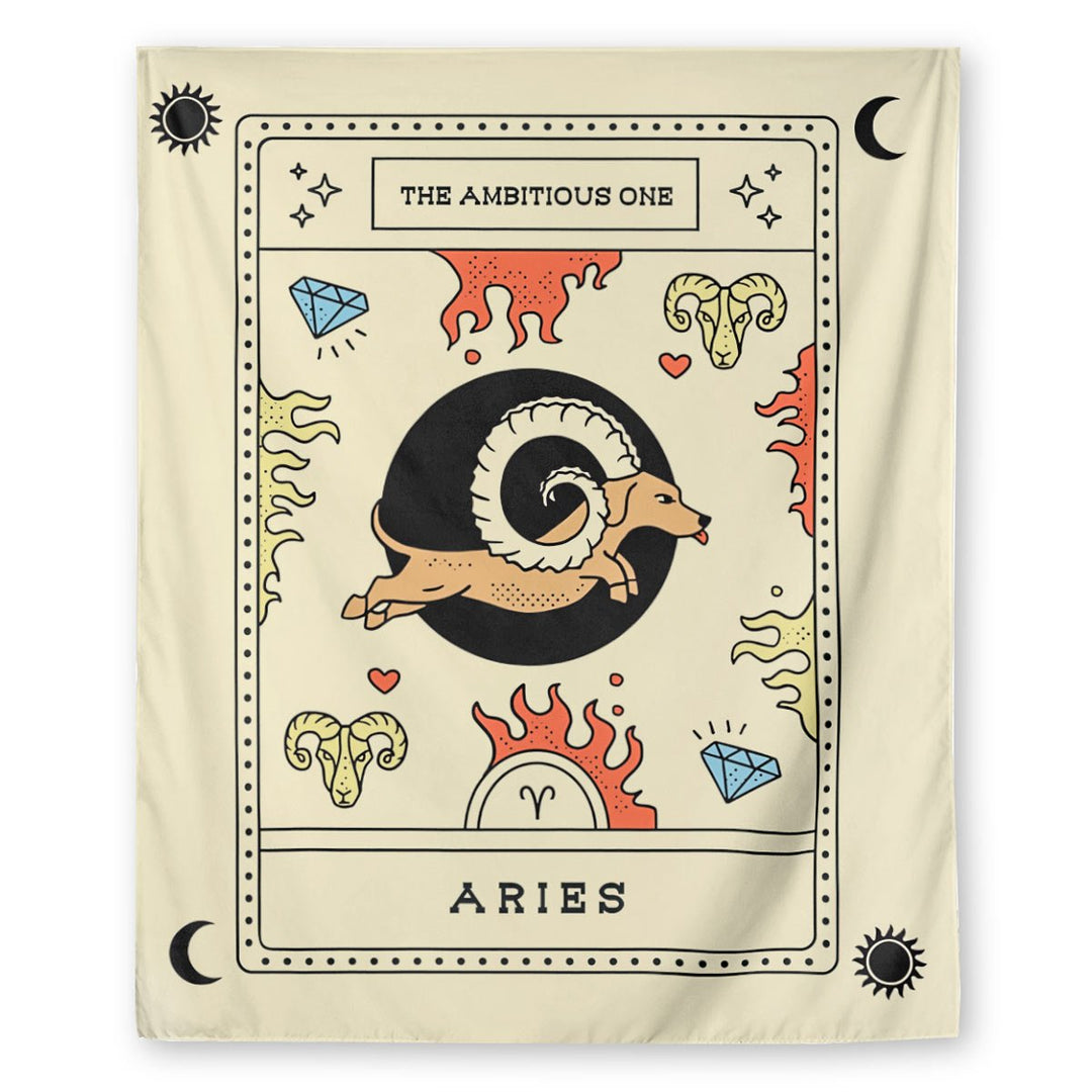 weenstrology wall tapestry | aries - bean goods