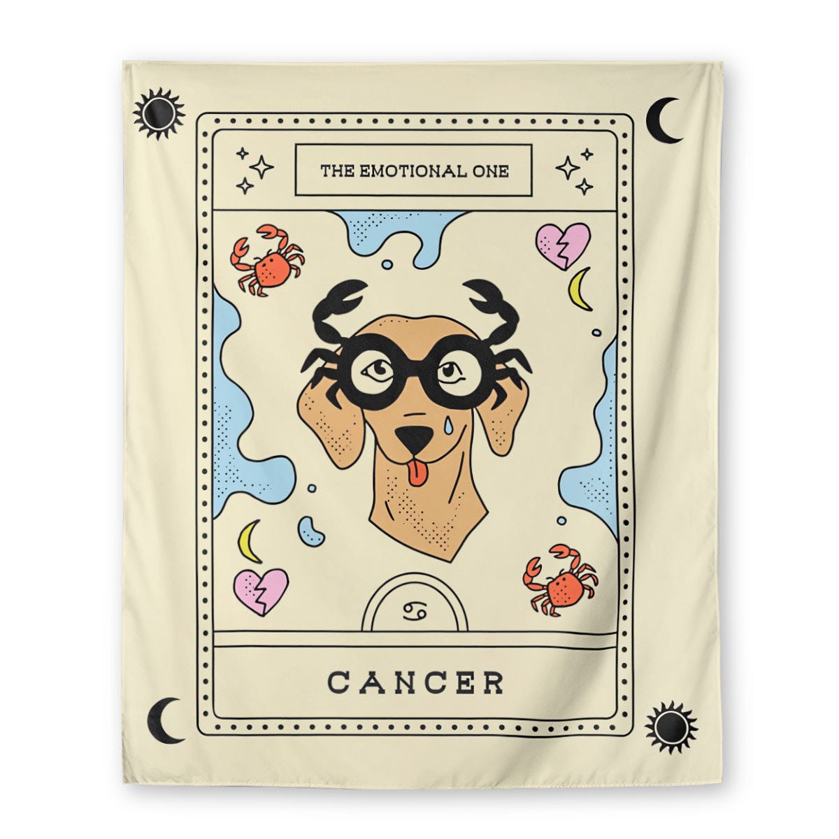 weenstrology wall tapestry | cancer - bean goods