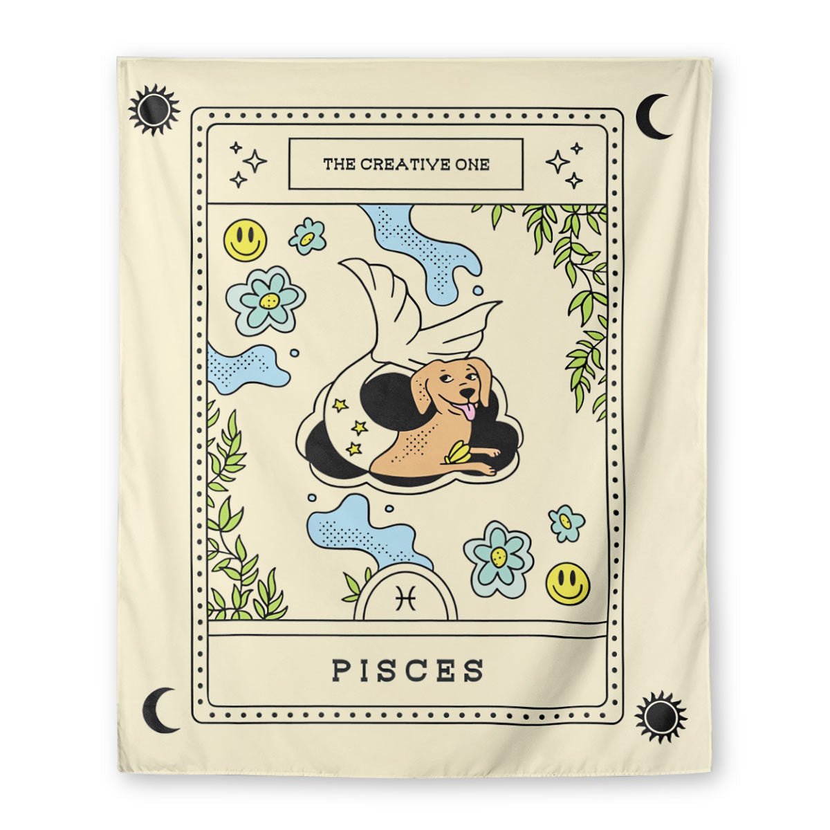 weenstrology wall tapestry | pisces - bean goods