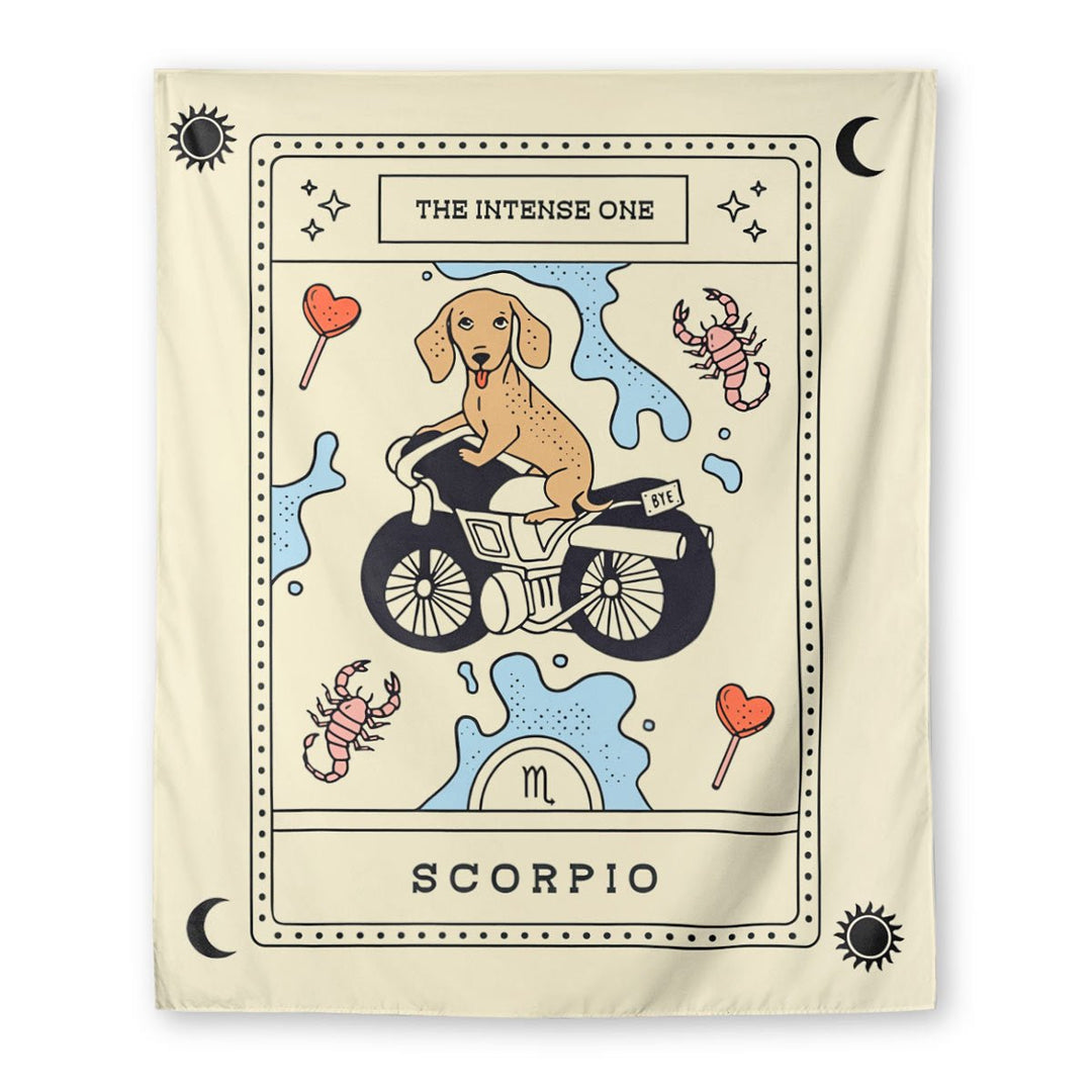 weenstrology wall tapestry | scorpio - bean goods