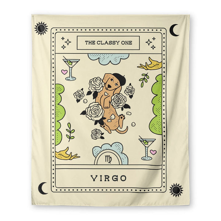 weenstrology wall tapestry | virgo - bean goods