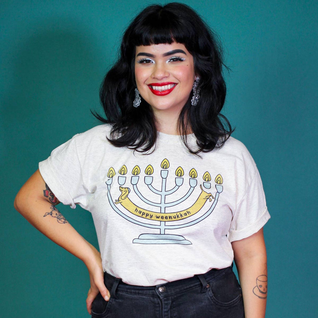 weenukah unisex tee | oatmeal heather - BeanGoods