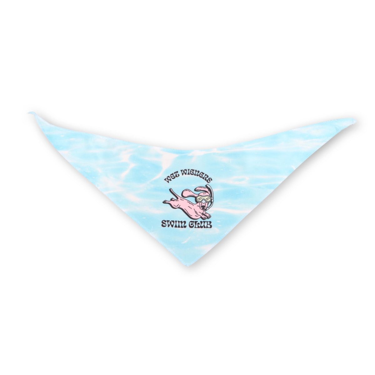 wet wieners swim club dog bandana - bean goods