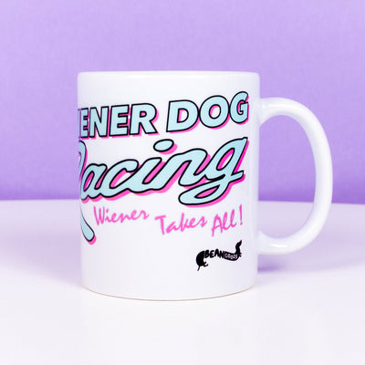wiener dog racing mug - bean goods
