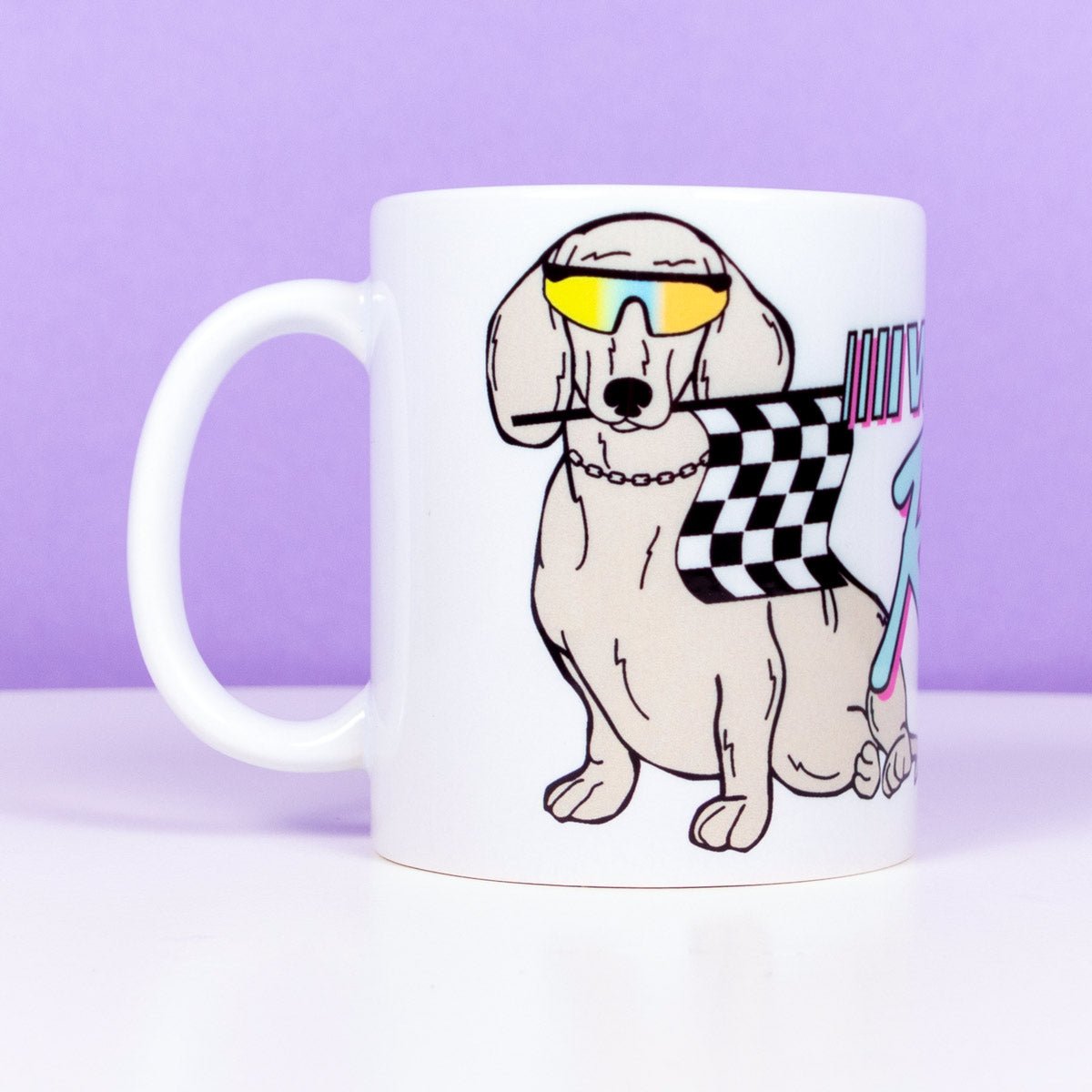 wiener dog racing mug - bean goods