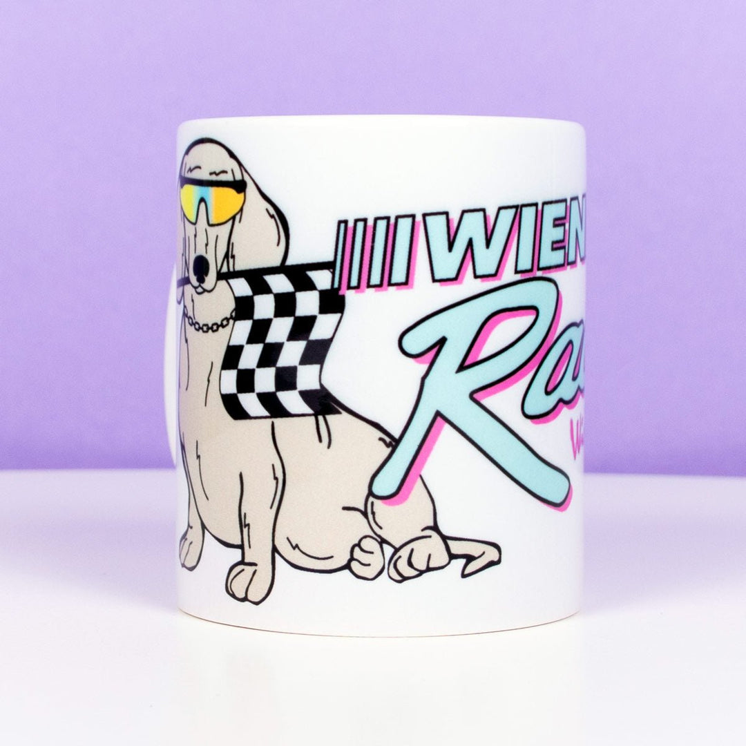 wiener dog racing mug - bean goods