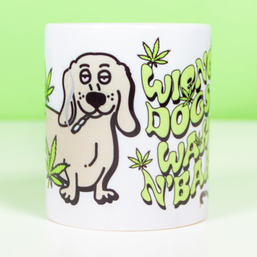 wiener dogs & wake n' bake mug - bean goods