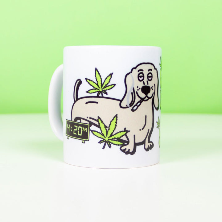 wiener dogs & wake n' bake mug - bean goods