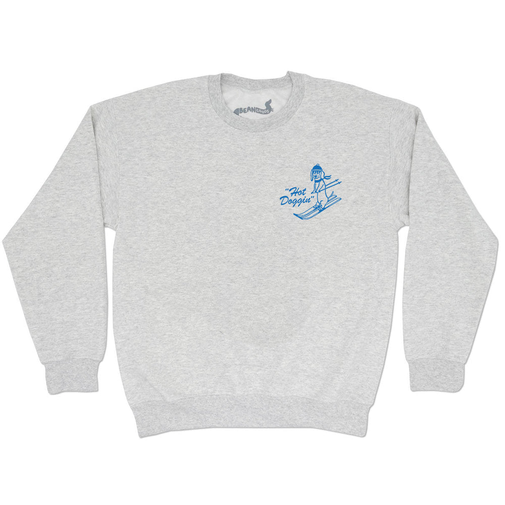 wiener mountain unisex crew sweatshirt - bean goods