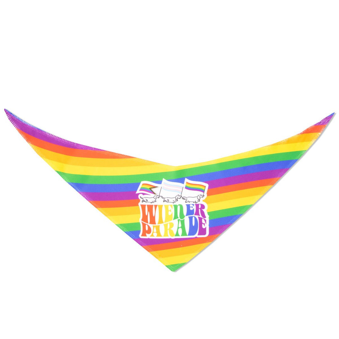 wiener parade dog bandana - bean goods