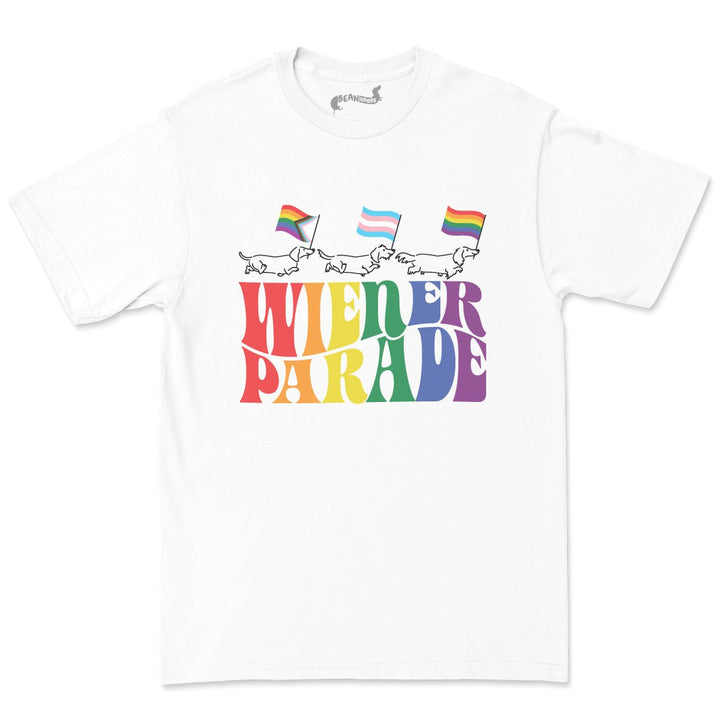 wiener parade tee - bean goods