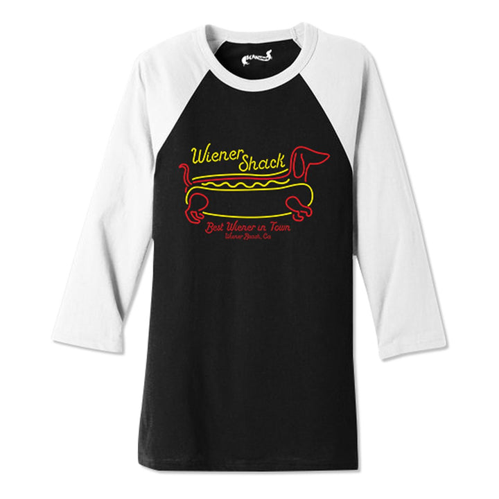 wiener shack unisex baseball tee - bean goods