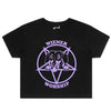 wiener worship cropped tee