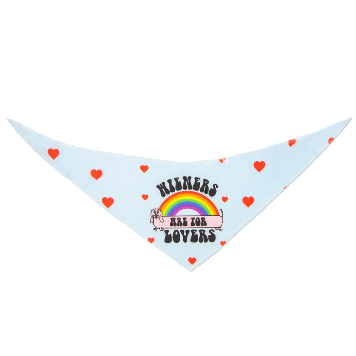 wieners are for lovers dog bandana - bean goods