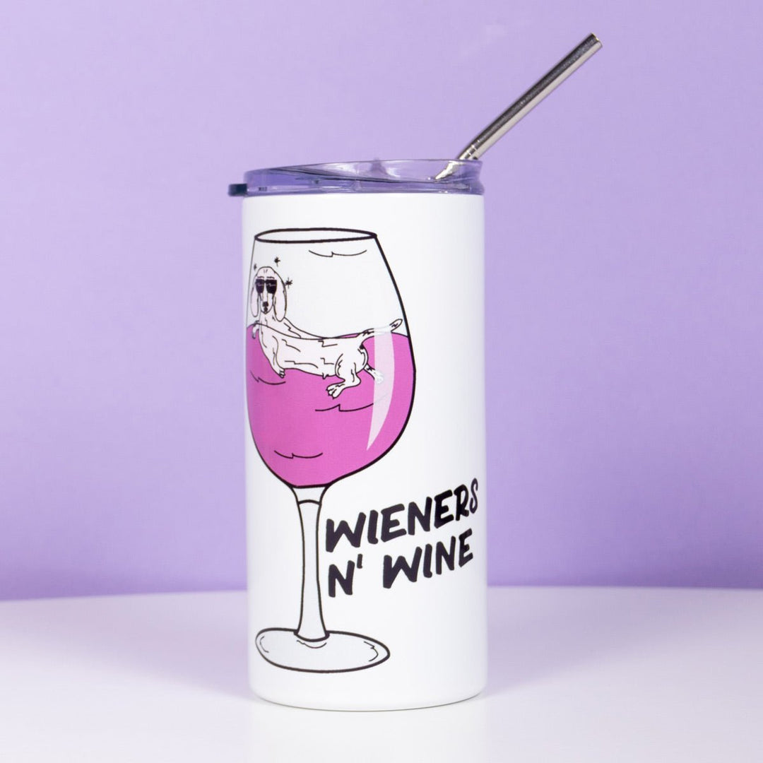 wieners n' wine tumbler - bean goods