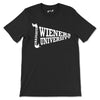 wieners university unisex tee | black