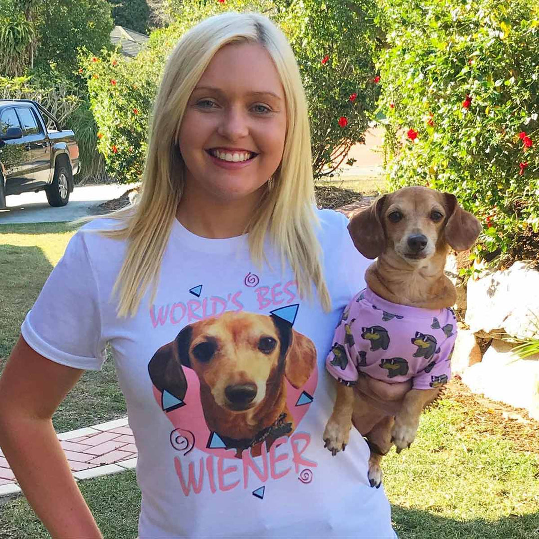 world's best wiener custom dog tee - BeanGoods