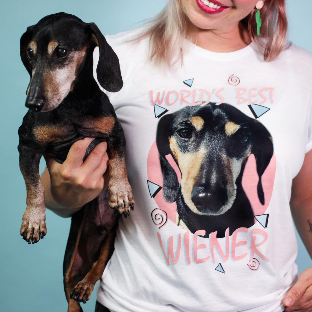 world's best wiener custom dog tee - BeanGoods