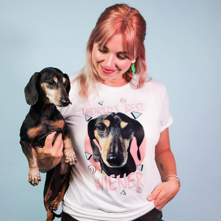 world's best wiener custom dog tee - BeanGoods