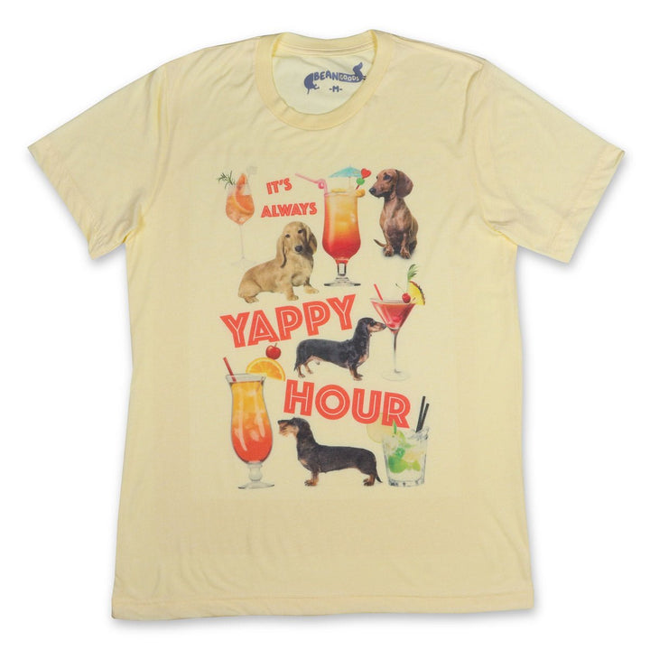 yappy hour unisex tee - bean goods