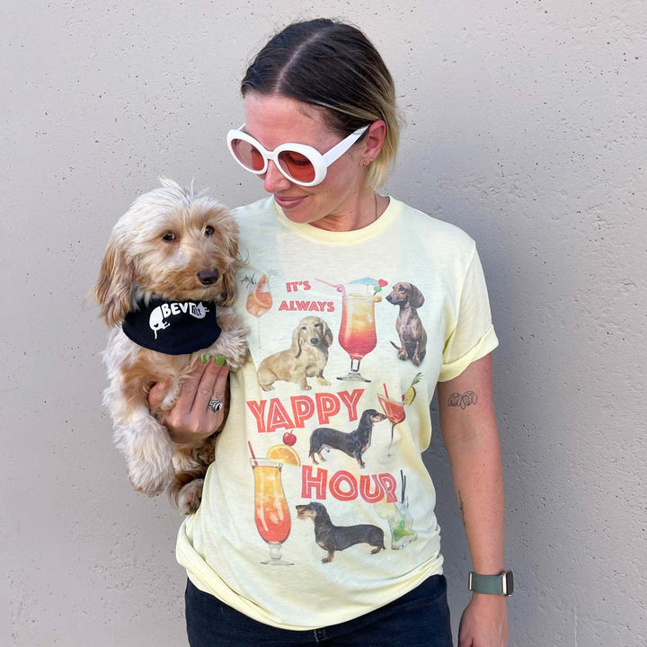 yappy hour unisex tee - bean goods